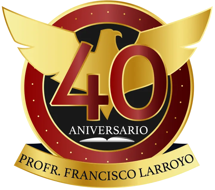 Logo Profr Francisco Larroyo 40 aniversario